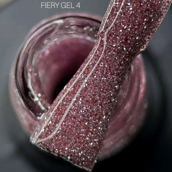 Saga Fiery Gel Polish №04 Ροζ-καφέ 10ml