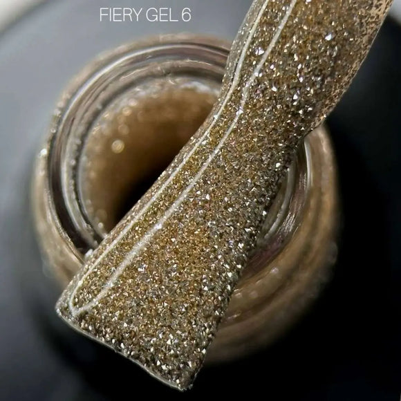 Saga Fiery Gel Polish №06 Sandy Gold 10ml