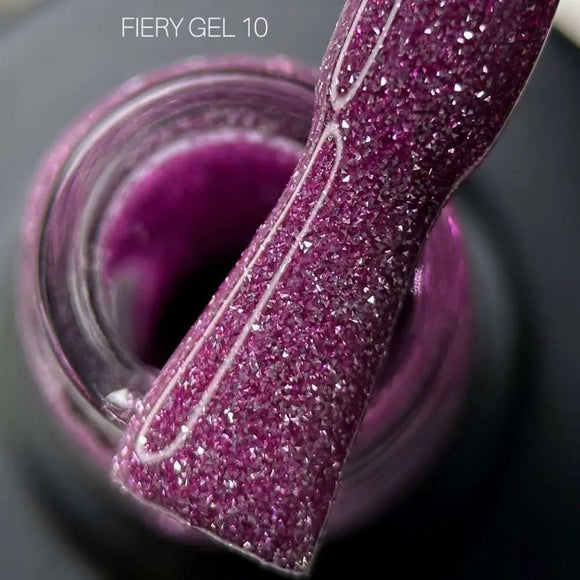 Saga Fiery Gel Polish №10 Κρασί από Μούρα 10ml