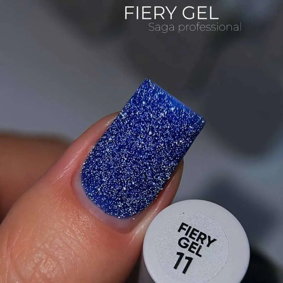 Saga Fiery Gel Polish №11 Μπλε 10ml