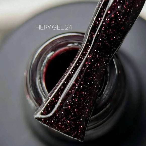 Saga Fiery Gel Polish №24 Σκούρο μπορντό 10ml