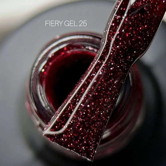 Βερνίκι νυχιών τζελ Saga Fiery №25 Garnet 10ml
