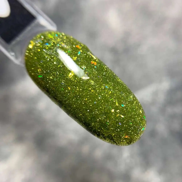 Saga Fiery Gel Polish №35 Peridot με φύλλο 9ml