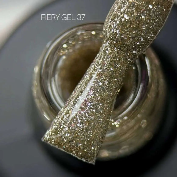 Saga Fiery Gel Polish №37 Light Gold 9ml