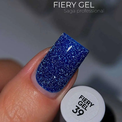 Saga Fiery Gel Polish №39 Deep Blue 9ml