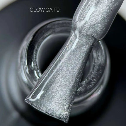 Saga Cat Eye Glow №9 Metal Silver 10ml