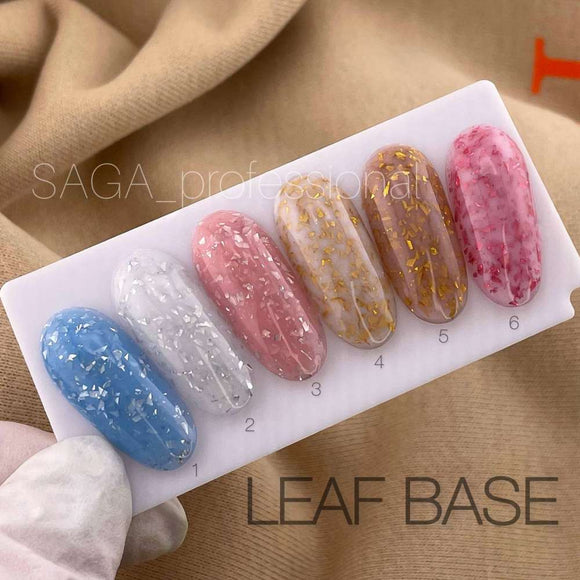 Saga Leaf Base №02 Milk with silver foil 9ml
