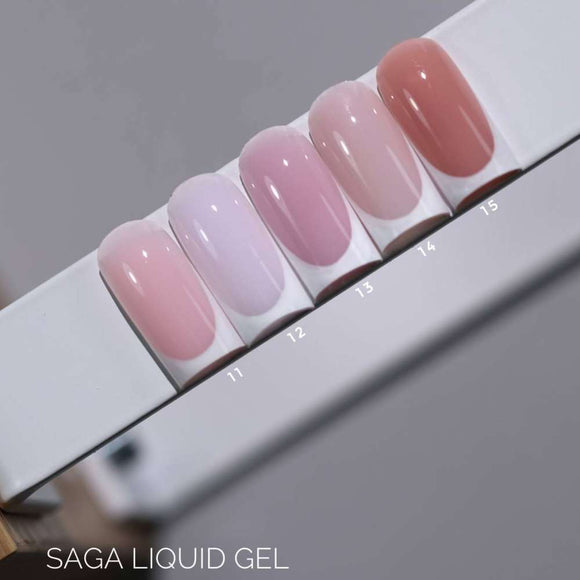 Saga Υγρό Τζελ №11 Απαλό ροζ 15ml