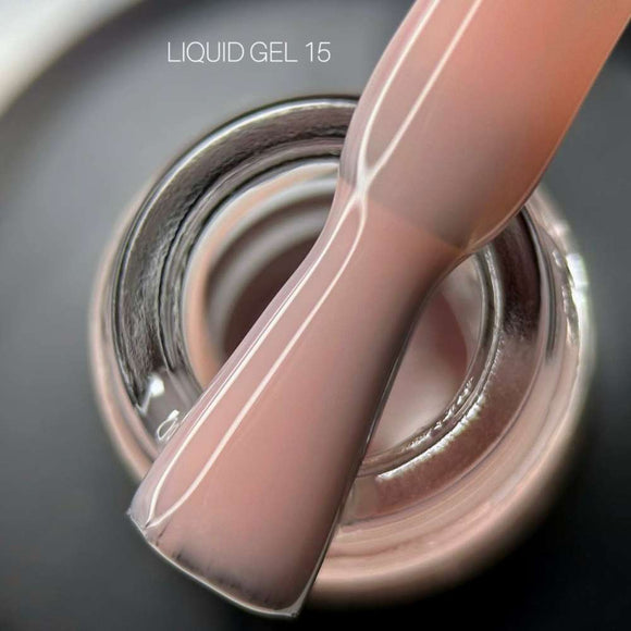 Saga Liquid Gel №15 Beige peach  15ml