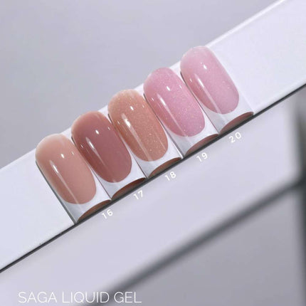 Saga Υγρό Τζελ №15 Μπεζ 15ml
