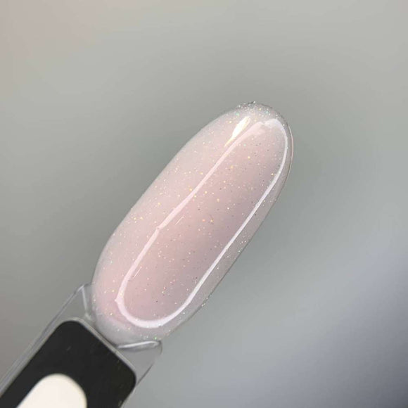 Saga Υγρό Τζελ №20 Milky pink με γκλίτερ 15ml