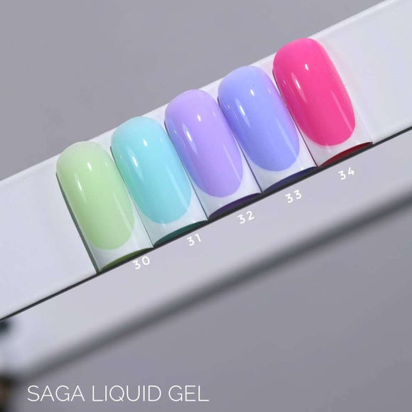 Saga Υγρό Τζελ №06 Milky pink 15ml