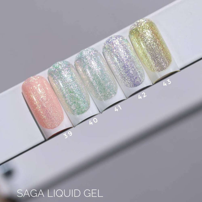 Saga Υγρό Τζελ №38 Κρεμ ροζ 15ml