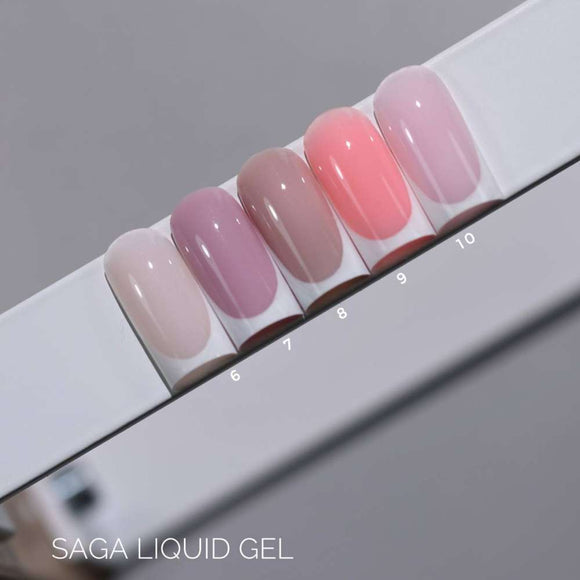 Saga Υγρό Τζελ №06 Milky pink 15ml