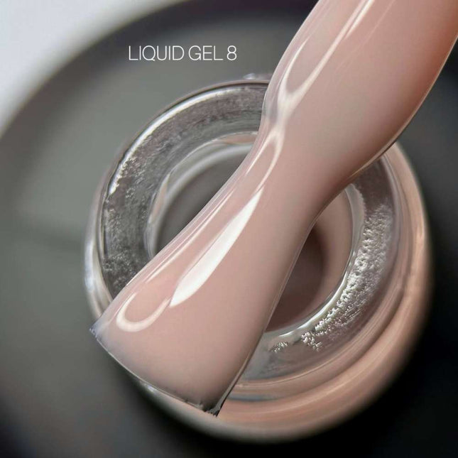 Saga Υγρό Τζελ №08 Milky μπεζ 15ml