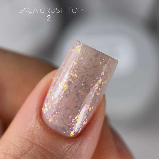 Saga Ελαφρύ παλτό Crush №02 με ολογραφικό φύλλο 9ml