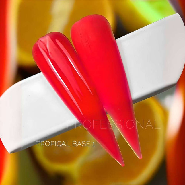 Saga Tropical Παλτό βάσης №1 Κόκκινο φραγκοστάφυλο 9ml