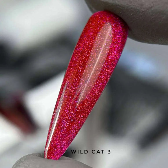 Saga Cat Eye Wild №3 Red Pink Purple 9ml