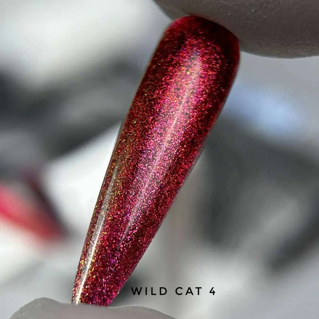 Saga Cat Eye Wild №4 Κεράσι Μωβ Χρυσό 9ml