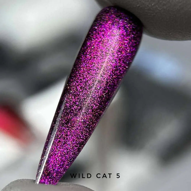 Saga Cat Eye Wild №5 Βιολετί Χρυσό 9ml