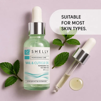 Nail And Cuticle Oil Peppermint & Tea Tree Shelly 30 ml