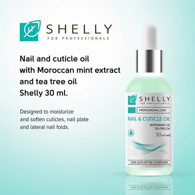 Λάδι για νύχια και πετσάκια Μέντα & Τσάι Shelly 30 ml