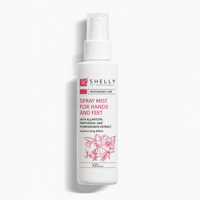 Σπρέι γέφυρα για χέρια και πόδια με αλλαντοΐνη, πανθενόλη, εκχύλισμα ροδιού Shelly 100 ml