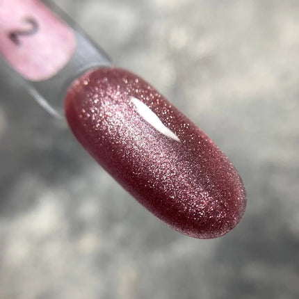 Edlen Cat Eye Sparkle №2 Κόκκινο γρανάτη 9ml