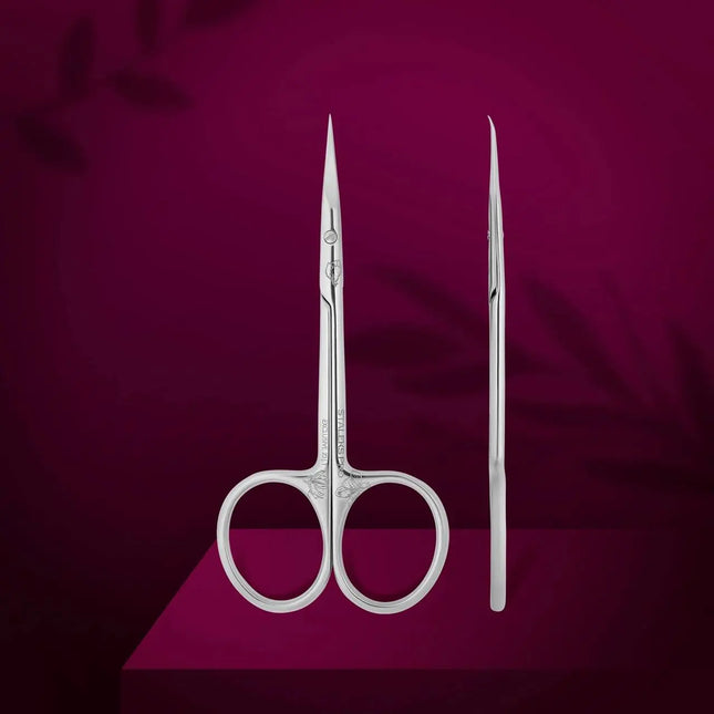 Staleks Cuticle Scissors with Hook Exclusive 23 Type 1 (Magnolia)