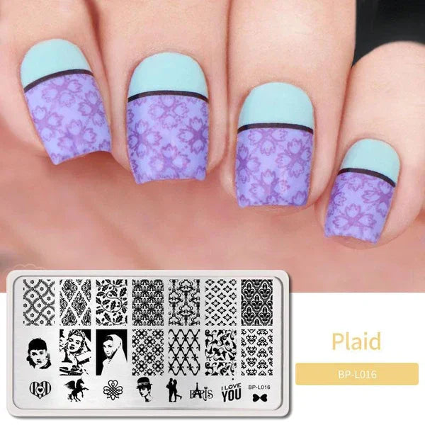 Stamping plate BornPretty BP-L016 - Stamping Plate