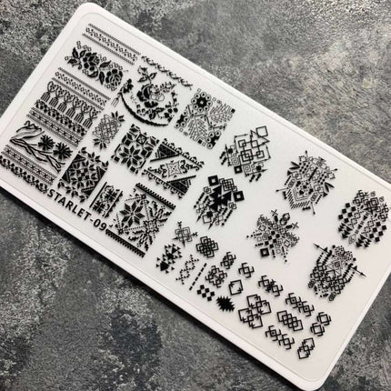 Πλάκα Stamping Starlet №09