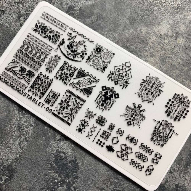 Starlet Stamping Plate №09