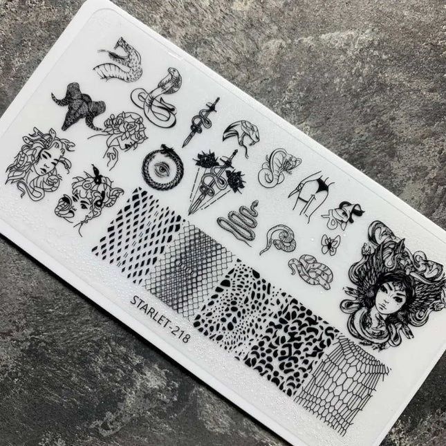 Starlet Stamping Plate №218