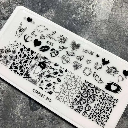 Starlet Stamping Plate №219