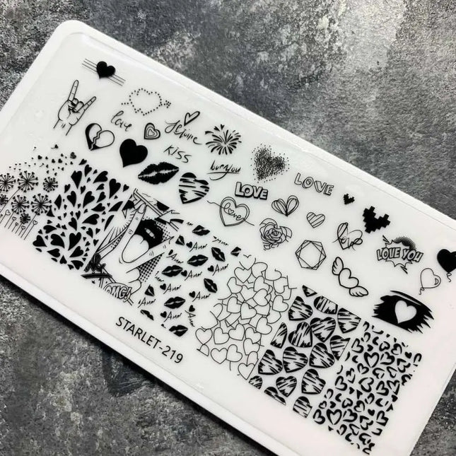 Starlet Stamping Plate №219