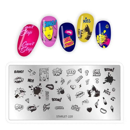 Πλάκα Stamping Starlet №220