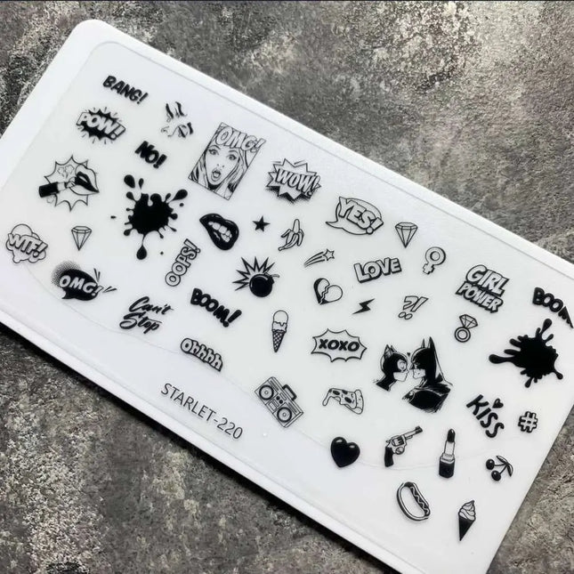 Starlet Stamping Plate №220