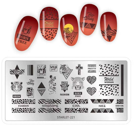 Πλάκα Stamping Starlet №221