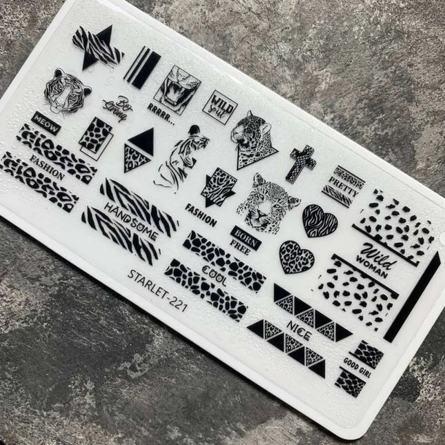 Starlet Stamping Plate №221