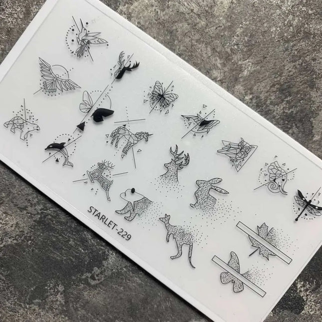 Starlet Stamping Plate №229