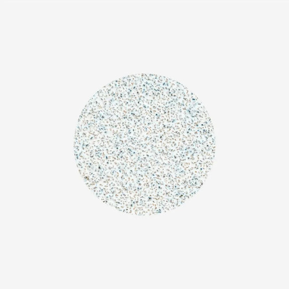 White disposable files with soft foam layer for pedicure disc PODODISC STALEKS PRO M 80 grit (50 pcs) PDFS-20-80w