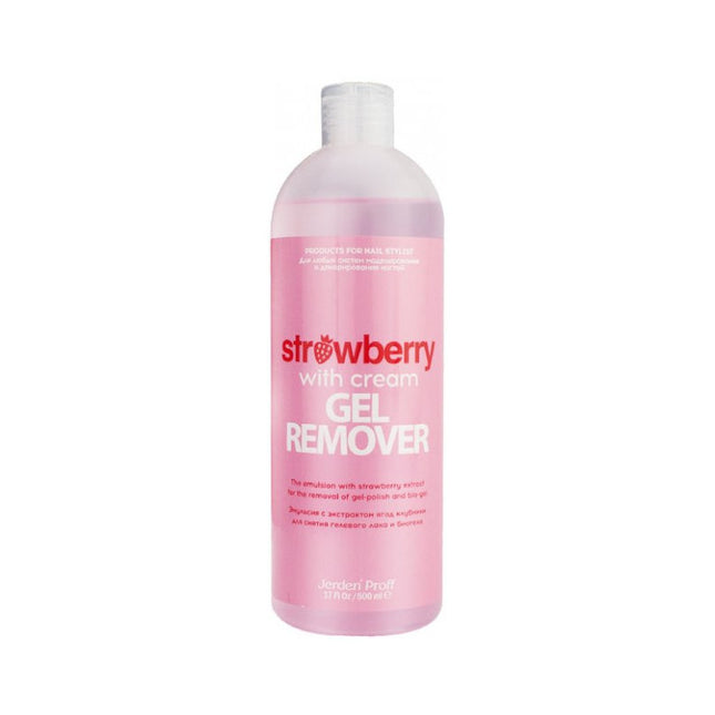 Jerden Proff Gel Polish Remover Cream Strawberry 500ml
